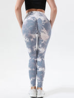 Tie-Dye High Waist Active Leggings - Leggings by Trendsi | Available at Handbags Specialist Headquarter