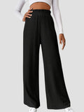 Ribbed High Waist Pants - Women Pants by Trendsi | Available at Handbags Specialist Headquarter