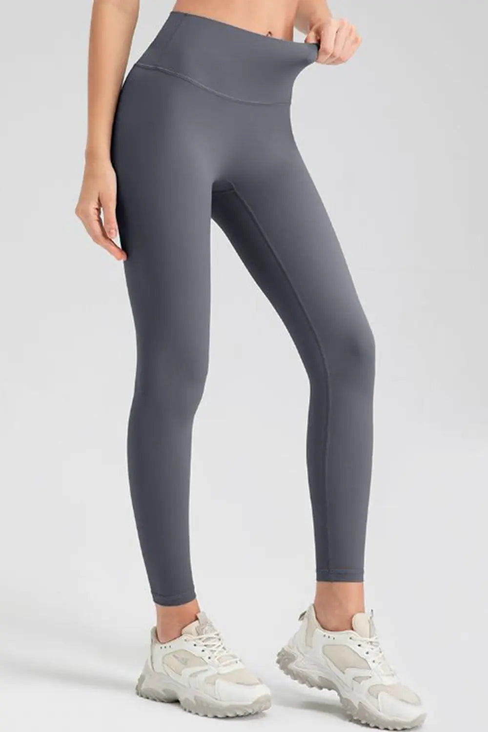 Wide Waistband Sport Leggings - Leggings by Trendsi | Available at Handbags Specialist Headquarter