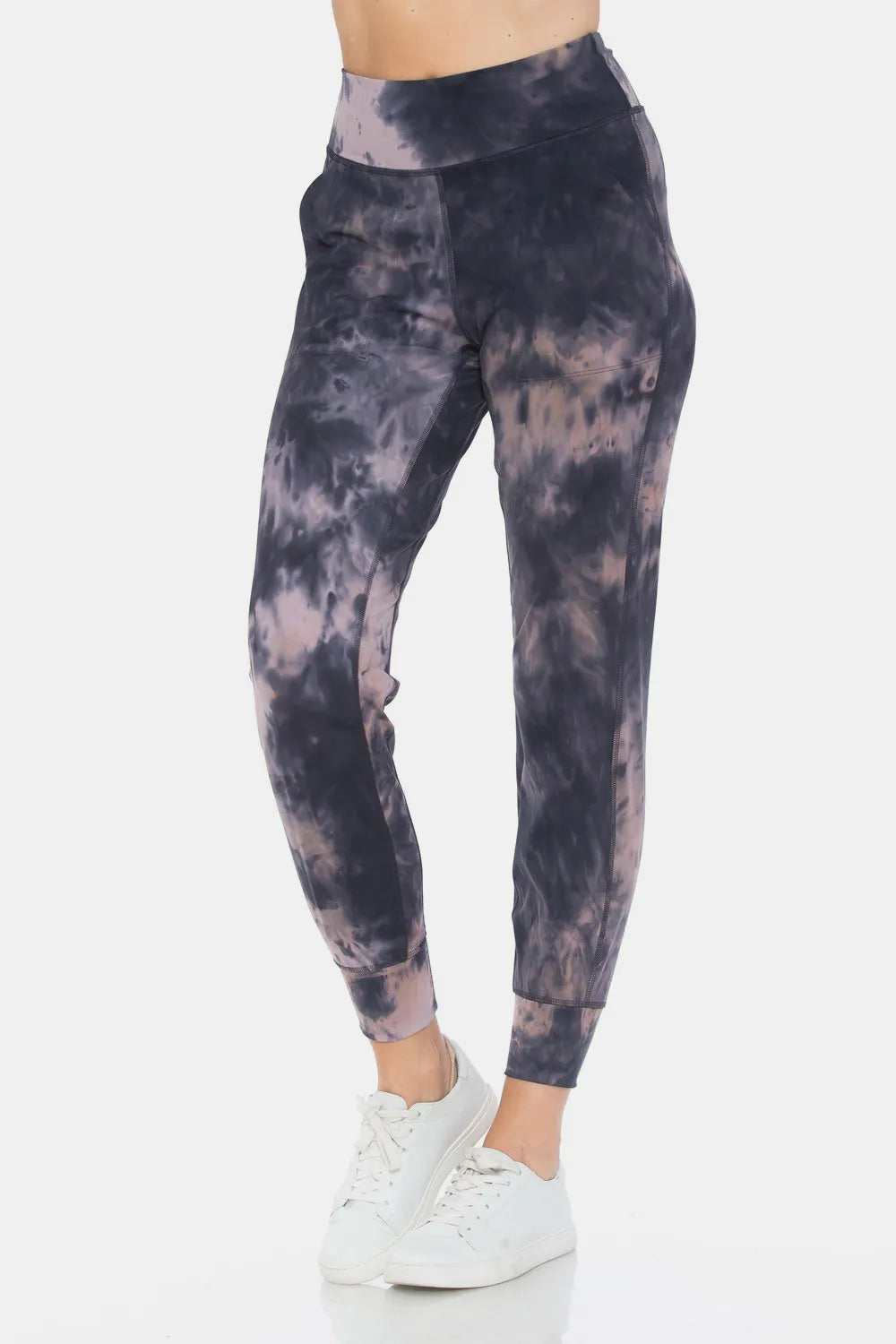 Leggings Depot Tie-Dye High Waist Cropped Leggings - Leggings by Trendsi | Available at Handbags Specialist Headquarter