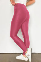 Solid High Waist Leggings - Leggings by Trendsi | Available at Handbags Specialist Headquarter