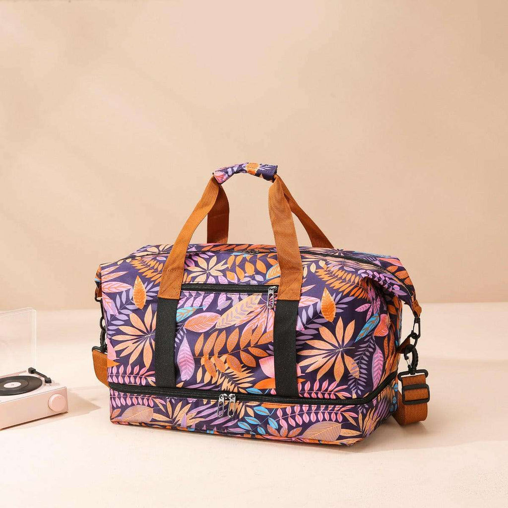 Canvas Printed Travel Bag - Luggage Travel Bags by Trendsi | Available at Handbags Specialist Headquarter