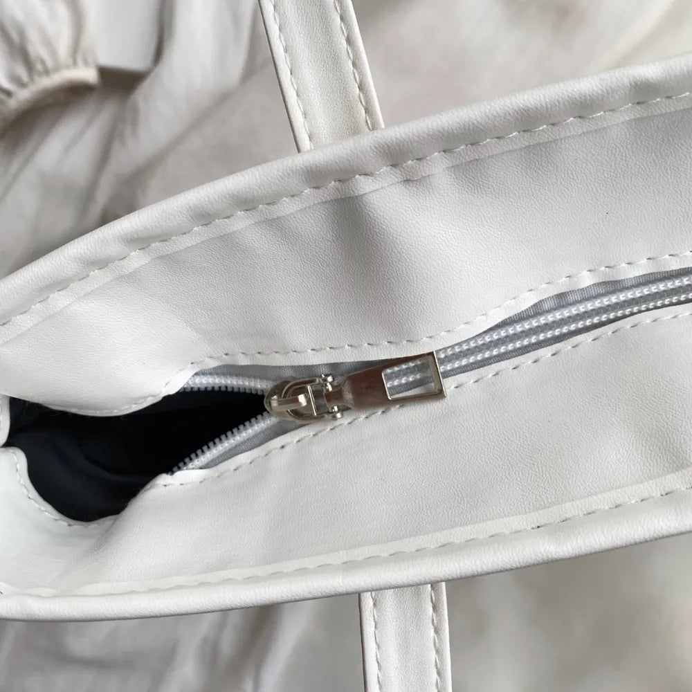 Straw Weave Leather Strap Tote Bag - Tote Bag by Trendsi | Available at Handbags Specialist Headquarter