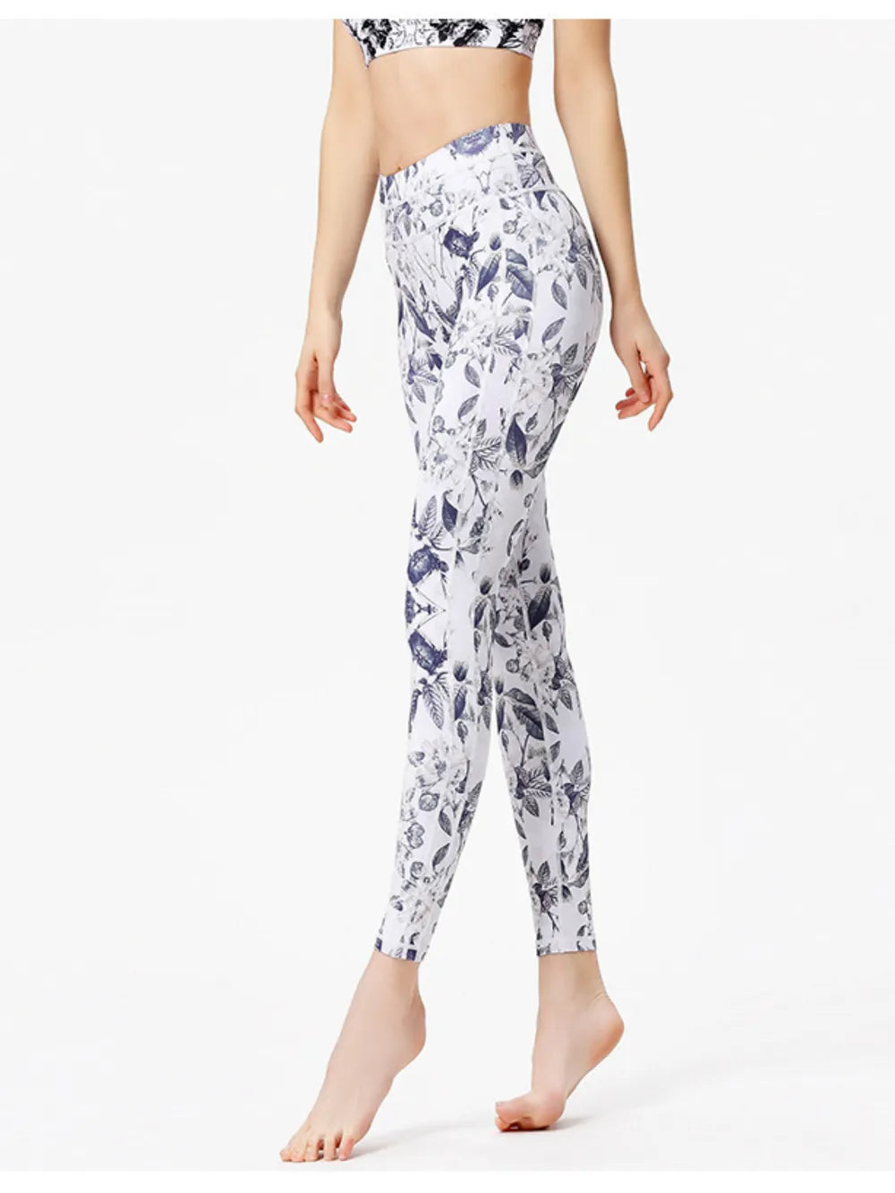 Printed Active High Waist Leggings - Leggings by Trendsi | Available at Handbags Specialist Headquarter