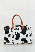Animal Print Plush Weekender Bag - Weekender Bag by Trendsi | Available at Handbags Specialist Headquarter
