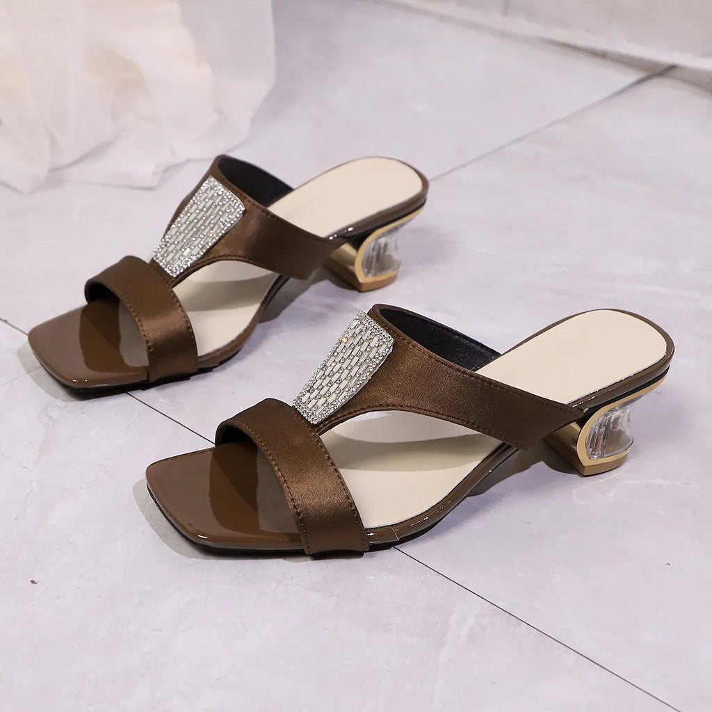 Open Toe Block Heels Sandals - Women Sandals by Trendsi | Available at Handbags Specialist Headquarter