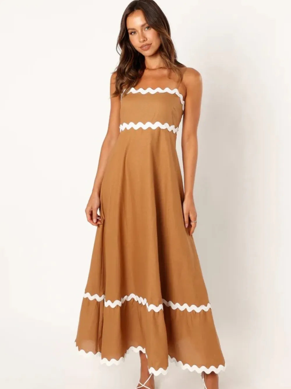 Spaghetti Strap Maxi Dress - Maxi Dress by Trendsi | Available at Handbags Specialist Headquarter