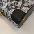 PU Leather Snakeskin Print Crossbody Bag - Crossbody Bag by Trendsi | Available at Handbags Specialist Headquarter