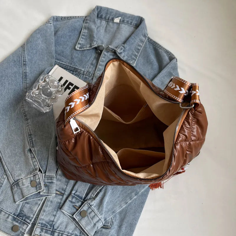 Quilted Nylon Travel Bag - travel-bag by Trendsi | Available at Handbags Specialist Headquarter