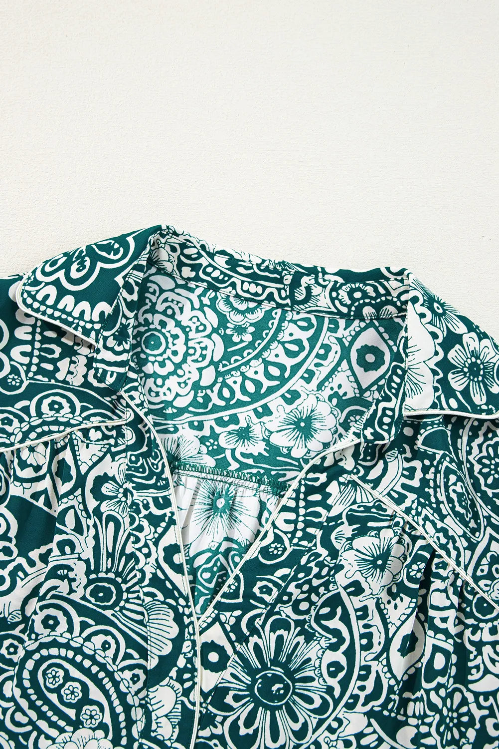 Plus Size Ruffled Printed Flounce Sleeve Dress - Dresses by Trendsi | Available at Handbags Specialist Headquarter