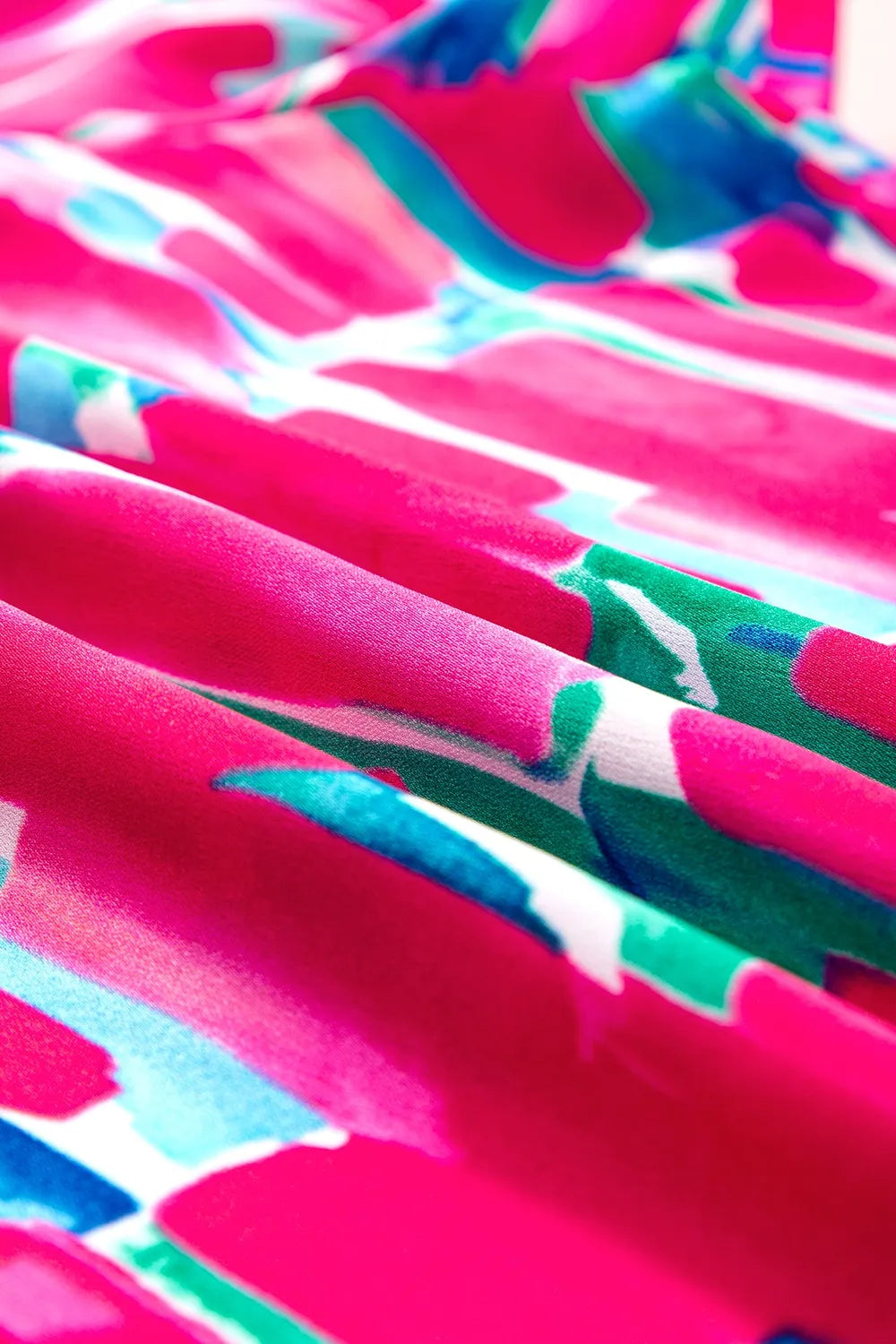 Plus Size Printed Round Neck Petal Sleeve Blouse - Plus Size Shirts by Trendsi | Available at Handbags Specialist Headquarter