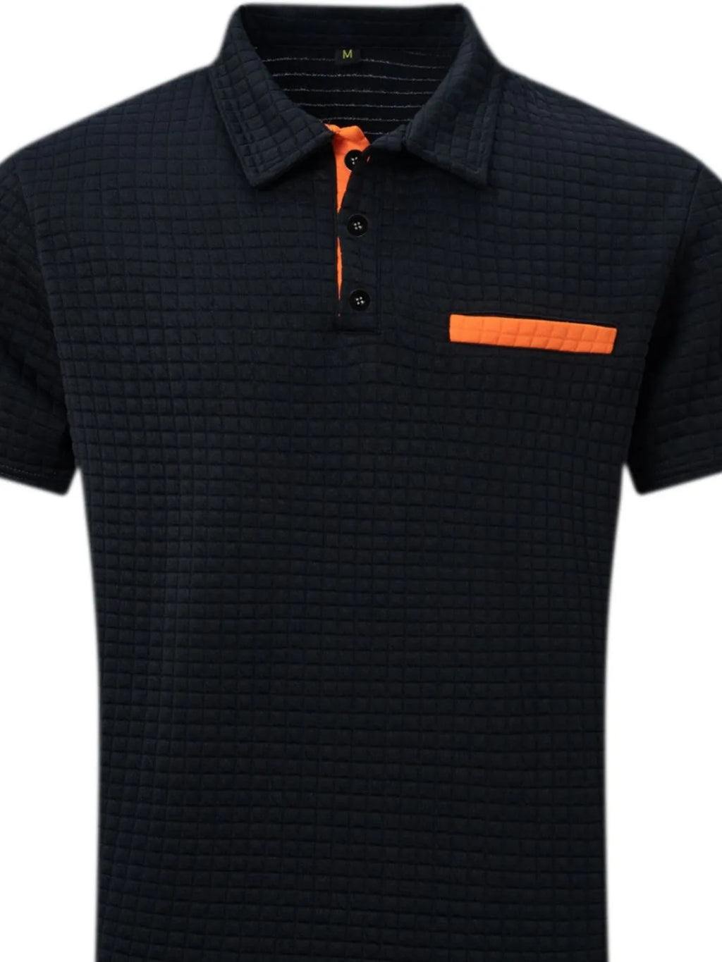 Men's Full Size Collared Neck Short Sleeve Polo Plus Size - Men's Shirts by Trendsi | Available at Handbags Specialist Headquarter