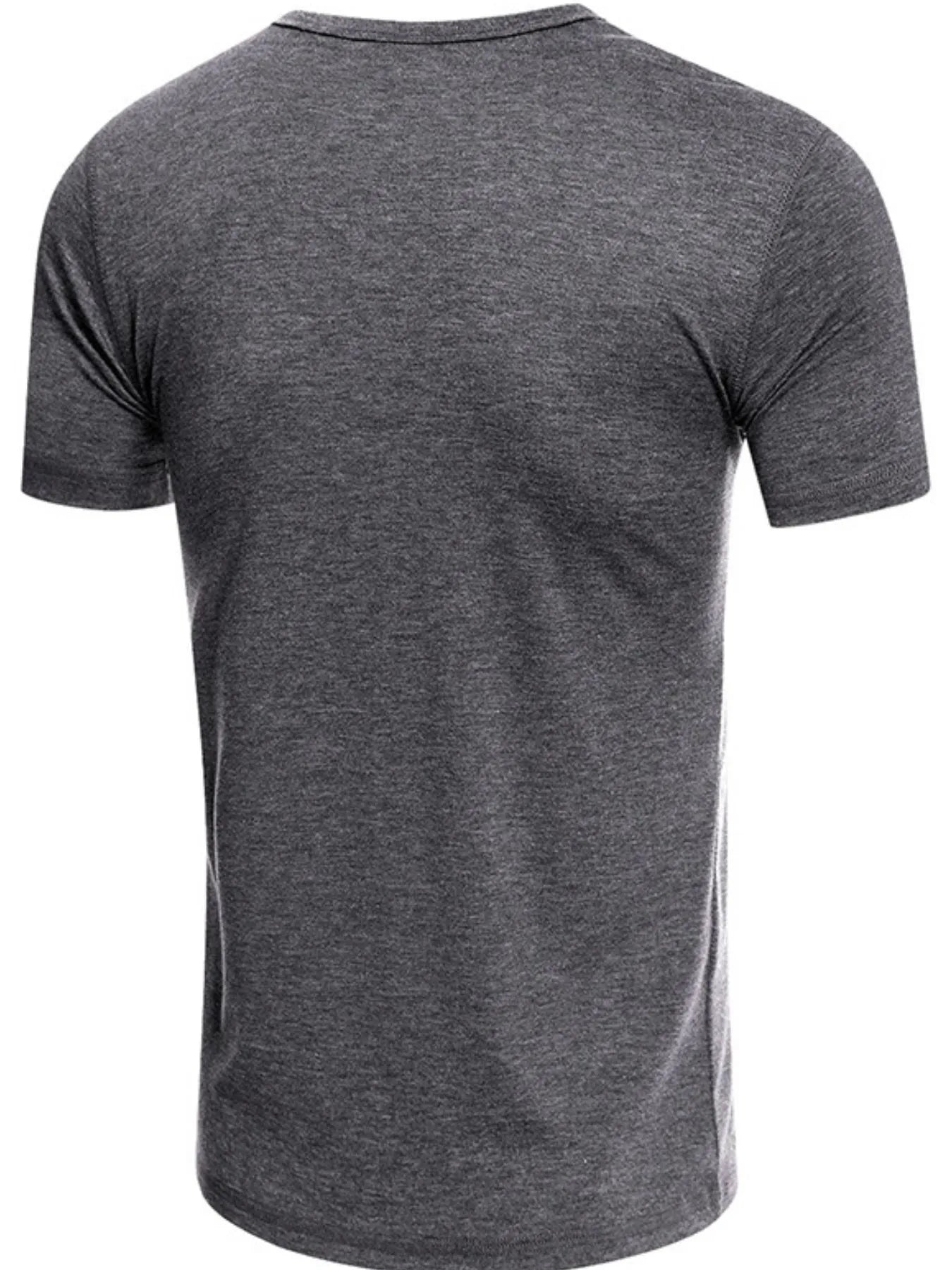 Men's Henley Short Sleeve Polo Top - Men's Polo shirt by Trendsi | Available at Handbags Specialist Headquarter