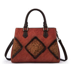 EurAm Vintage Luxe Cowhide Casual Handbag
