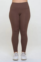 Yelete Full Size Fleece Lined High Waisted Leggings - Leggings by Trendsi | Available at Handbags Specialist Headquarter
