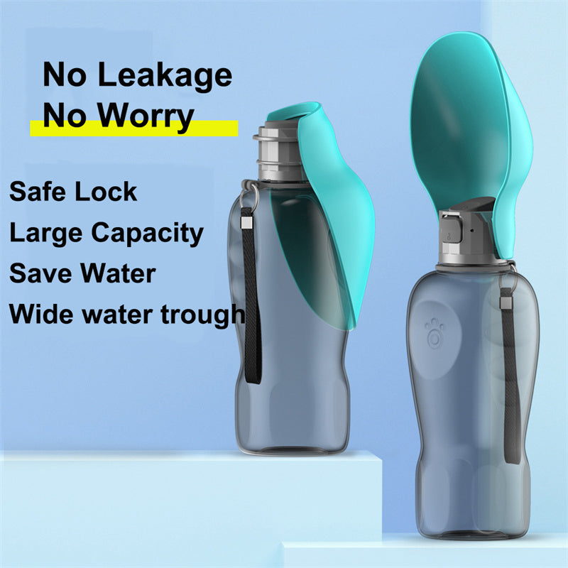 PawHydrate 800ml Foldable Leakproof Dog Water Bottle