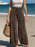 Leopard Luxe: Plus Size Wide Leg Pants
