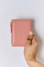 David Jones Texture PU Leather Mini Wallet - Wallets by Trendsi | Available at Handbags Specialist Headquarter