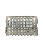 Shiny Glass Rhinestone Chain Clutch