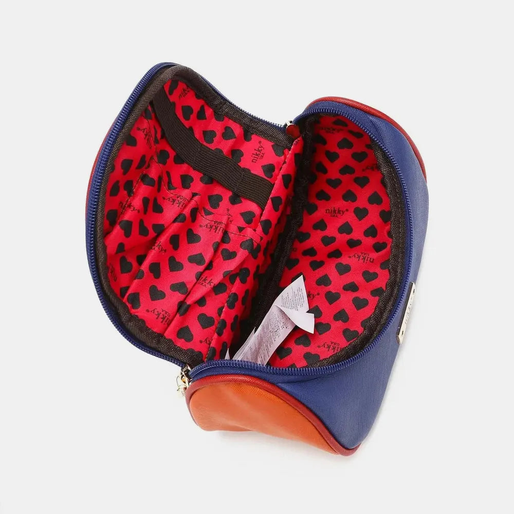 Nicole Lee USA Nikky Contrast Makeup Bag - Tote Bag by Trendsi | Available at Handbags Specialist Headquarter