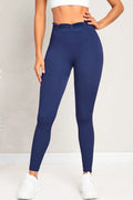 Ruched High Waist Active Leggings - Leggings by Trendsi | Available at Handbags Specialist Headquarter