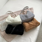 Faux Fur Removable Strap Shoulder Bag - Handbags by Trendsi | Available at Handbags Specialist Headquarter