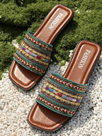 Open Toe Flats Sandals - Women Sandals by Trendsi | Available at Handbags Specialist Headquarter