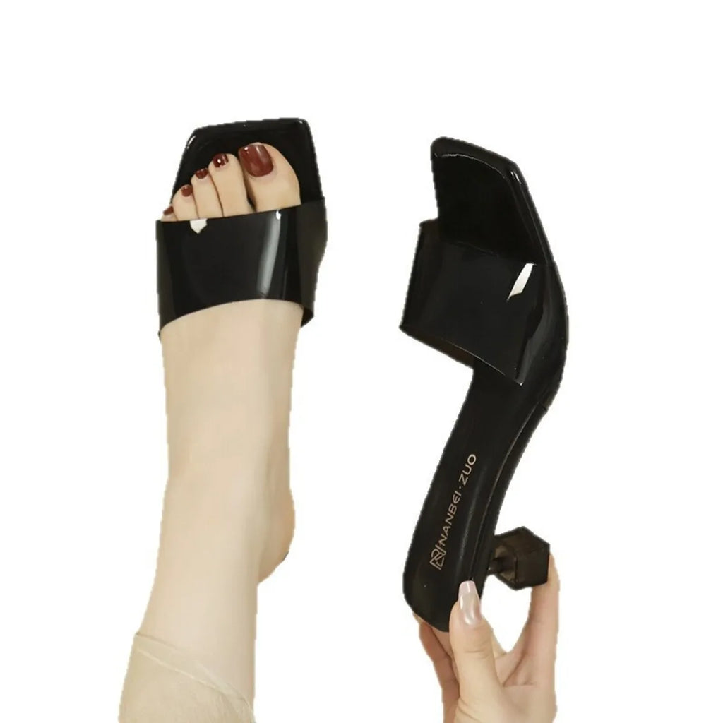 Open Toe Block Heels Sandals - Women Sandals by Trendsi | Available at Handbags Specialist Headquarter