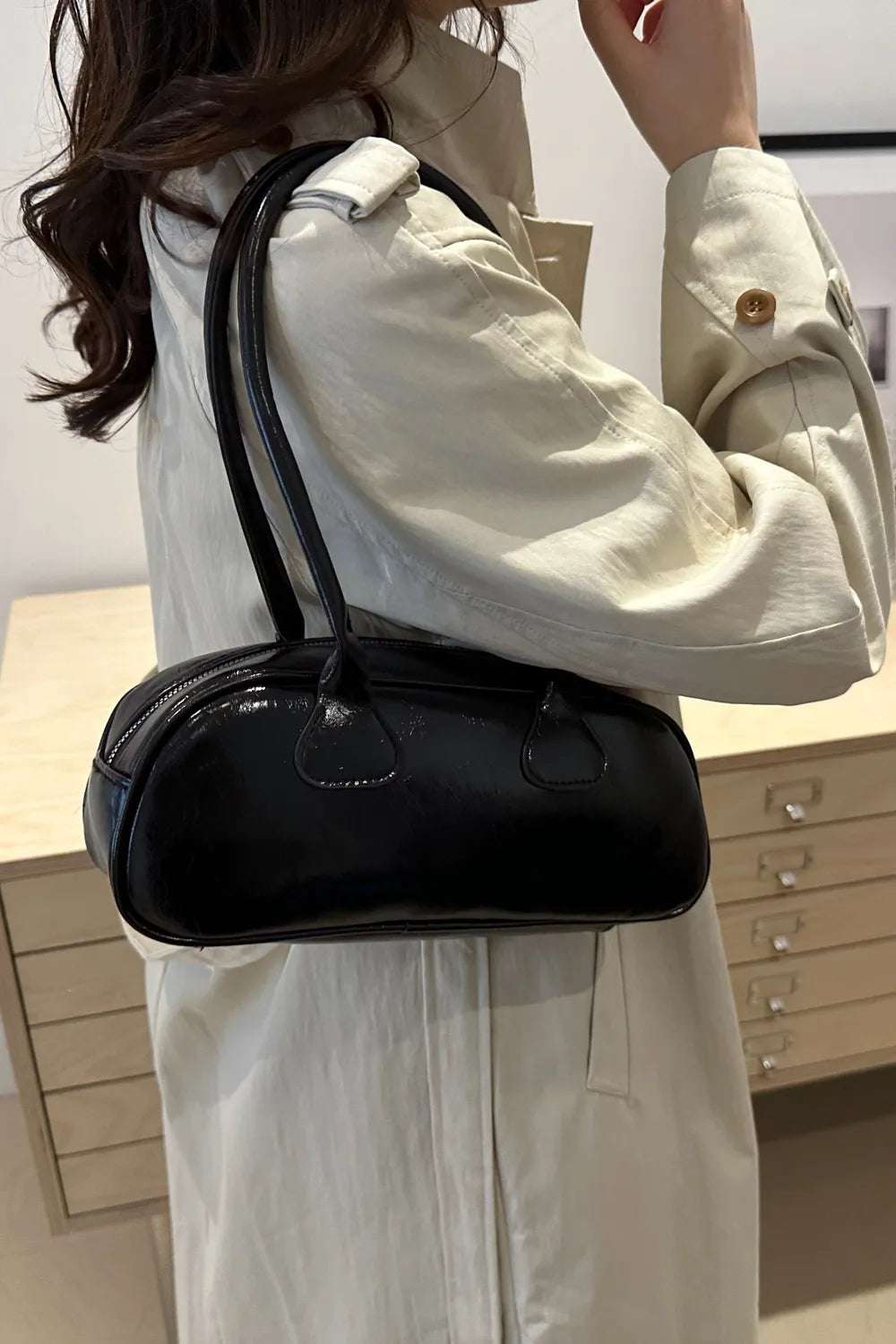 PU Leather Shoulder Bag - Crossbody Bag by Trendsi | Available at Handbags Specialist Headquarter