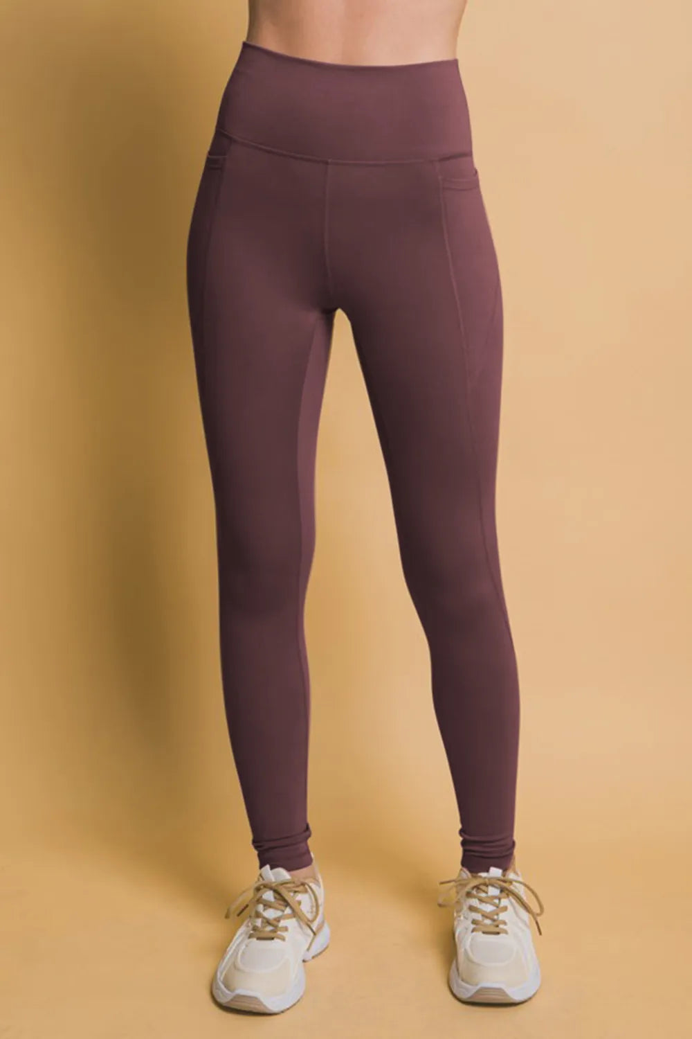 Love Tree High Waist Leggings with Side Pockets - Leggings by Trendsi | Available at Handbags Specialist Headquarter
