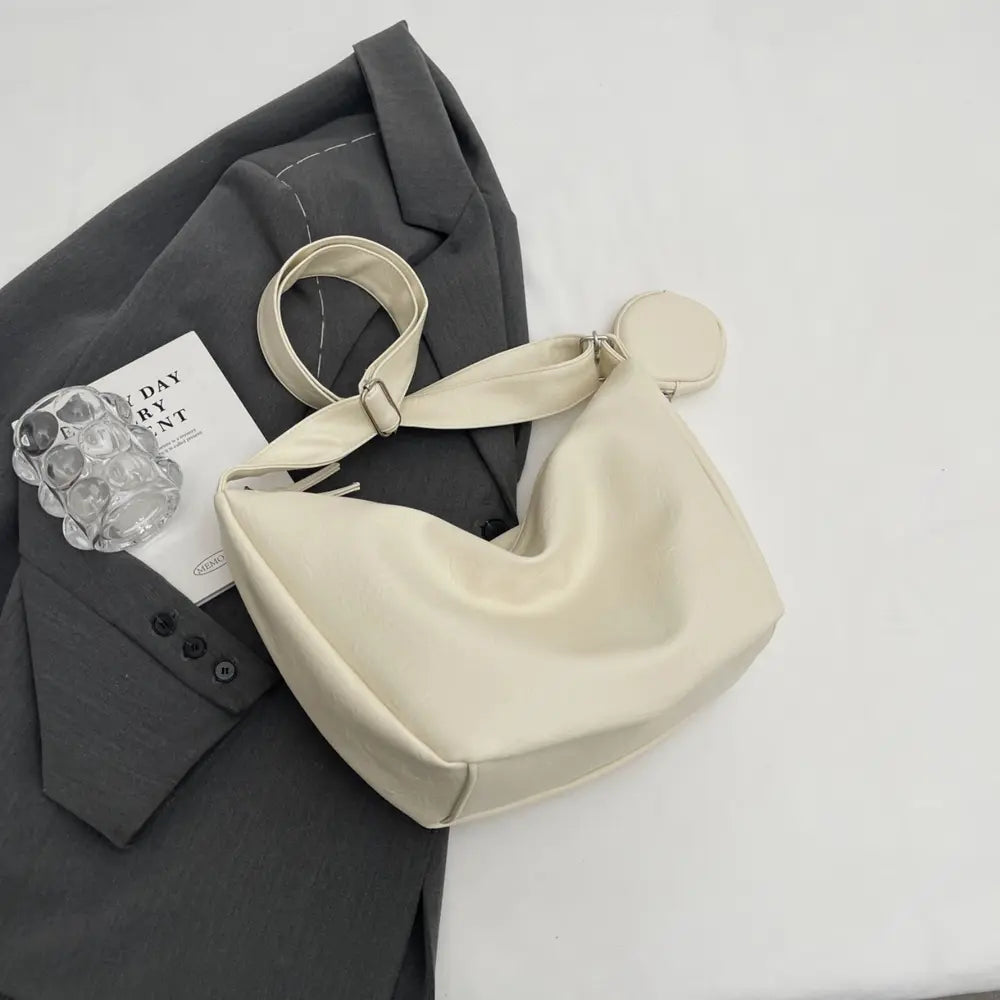 PU Leather Crossbody Bag with Small Purse - handbags by Trendsi | Available at Handbags Specialist Headquarter