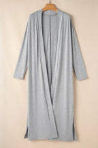 Open Front Long Sleeve Cardigan and Pants Lounge Set - Sleepwear by Trendsi | Available at Handbags Specialist Headquarter