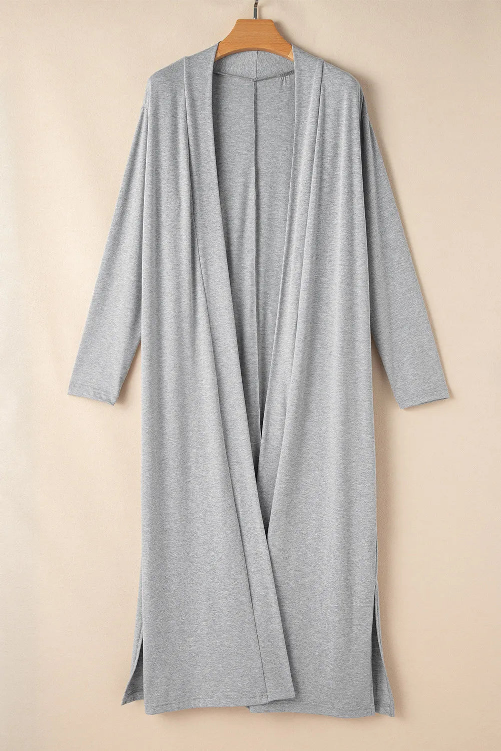 Open Front Long Sleeve Cardigan and Pants Lounge Set - Sleepwear by Trendsi | Available at Handbags Specialist Headquarter
