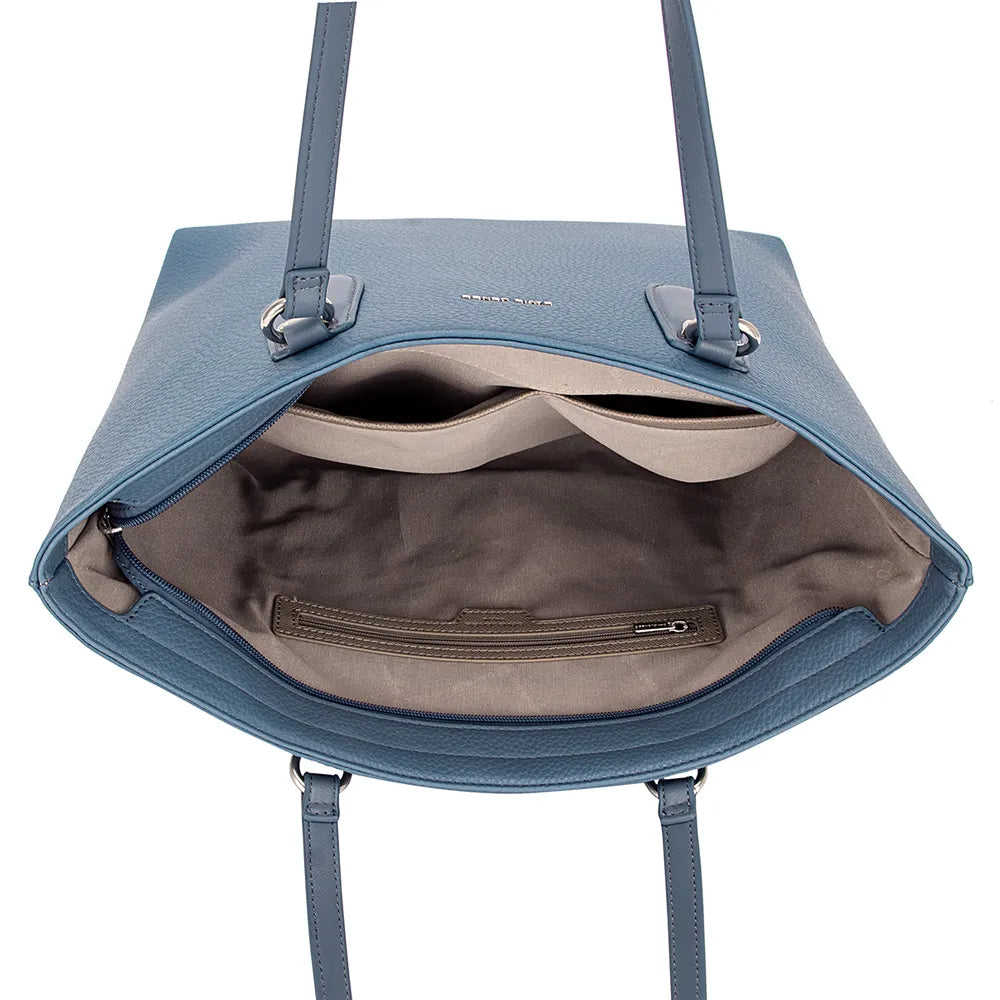 David Jones PU Leather Tote Bag - Tote Bag by Trendsi | Available at Handbags Specialist Headquarter