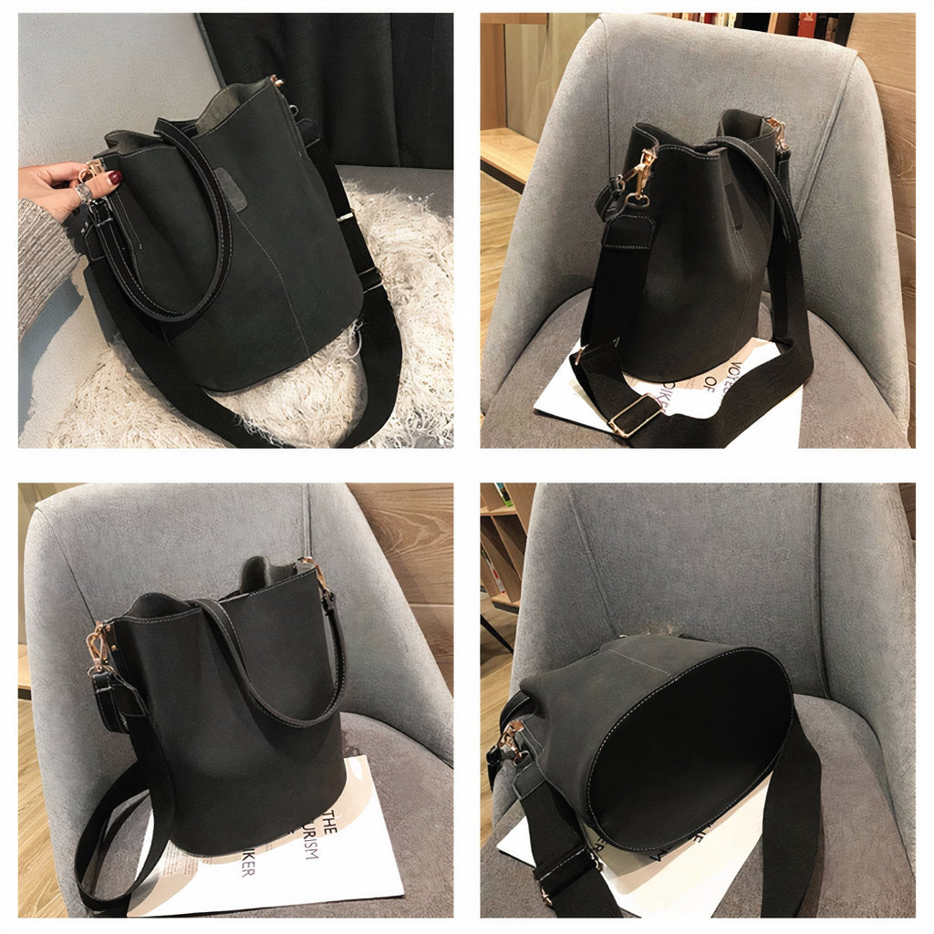 Blake Luxe Shoulder Bag - Midnight Black