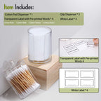 Clear Acrylic Qtip Dispenser Set - 4 Pack - Decor by Handbags Specialist Headquarter | Available at Handbags Specialist Headquarter