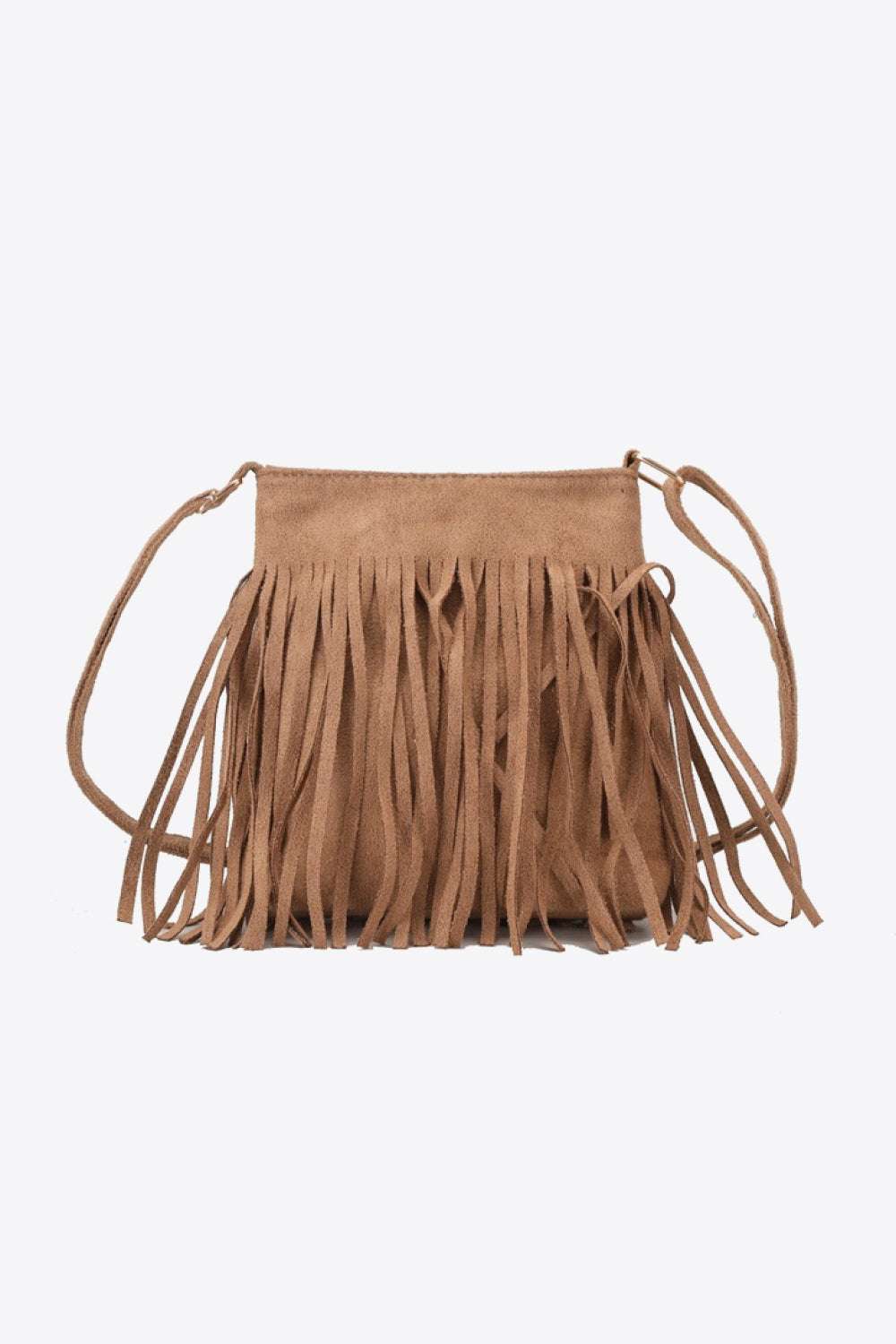 Adored PU Leather Crossbody Bag with Fringe - Crossbody Bag by Trendsi | Available at Handbags Specialist Headquarter