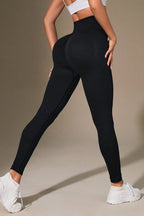 Wide Waistband Sports Leggings - Leggings by Trendsi | Available at Handbags Specialist Headquarter