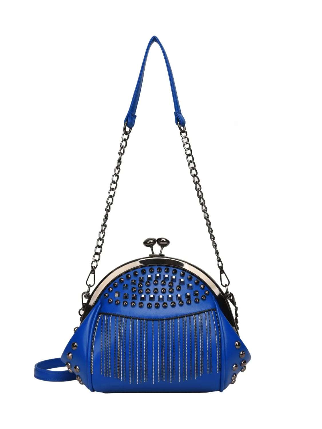 Studded Fringe Crossbody Bag - Crossbody Bag by Trendsi | Available at Handbags Specialist Headquarter