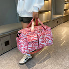 Oxford Cloth Animal Print Travel Bag - travel-bag by Trendsi | Available at Handbags Specialist Headquarter