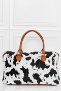 Animal Print Brushed Weekender Bag - Weekender Bag by Trendsi | Available at Handbags Specialist Headquarter