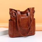 LuxeCarry: Large Soft Leather Tote Bag - Bags and handbags by Trendsi | Available at Handbags Specialist Headquarter