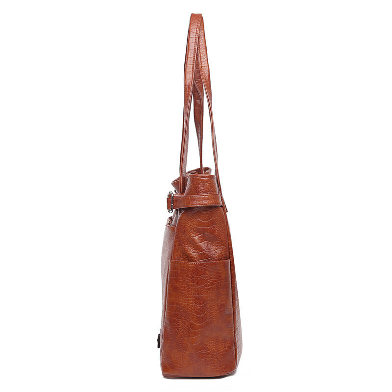 LuxeCarry: Large Soft Leather Tote Bag - Bags and handbags by Trendsi | Available at Handbags Specialist Headquarter