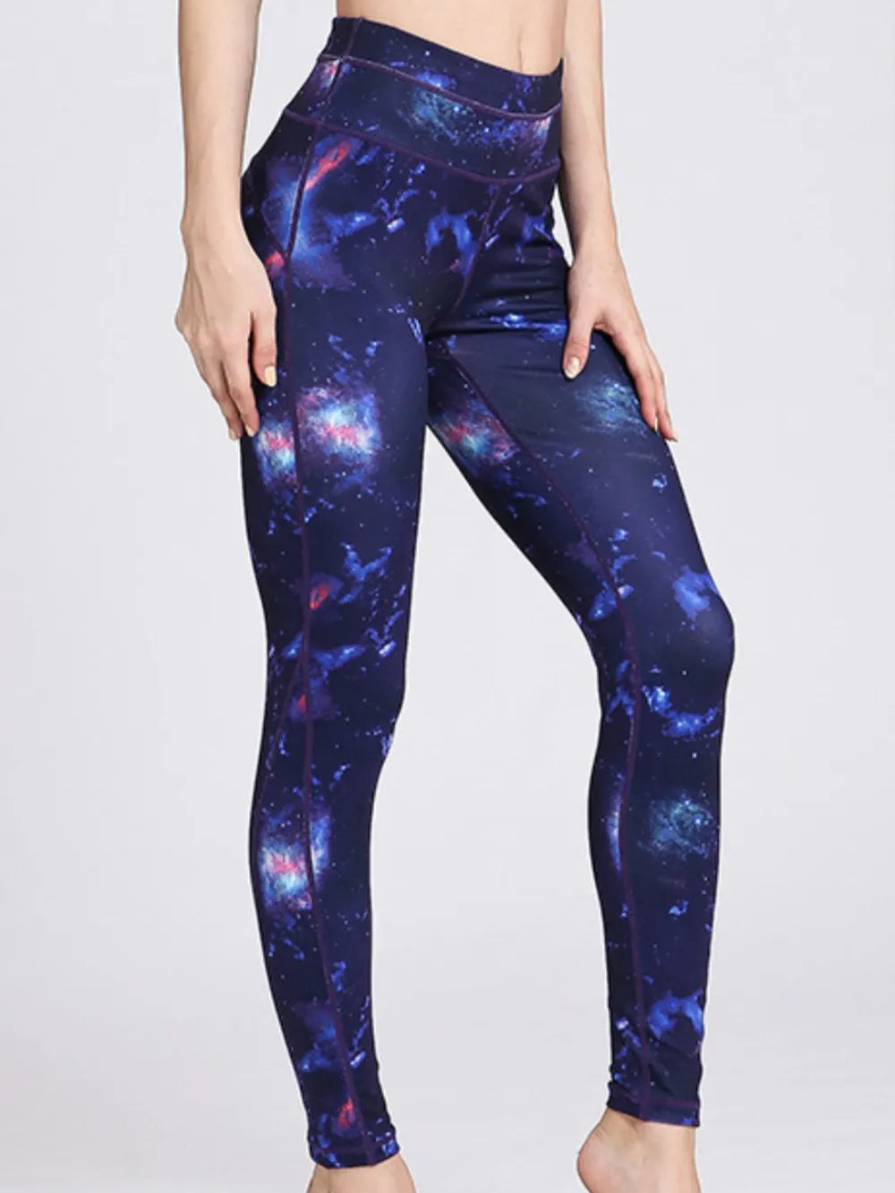 Printed Active High Waist Leggings - Leggings by Trendsi | Available at Handbags Specialist Headquarter