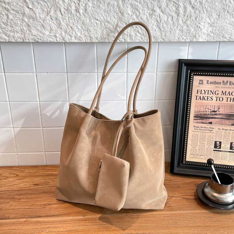 Svelte Suede: Women's Luxe Shoulder Bag