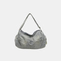 Adjustable Strap Denim Tote Bag - Tote Bag by Trendsi | Available at Handbags Specialist Headquarter