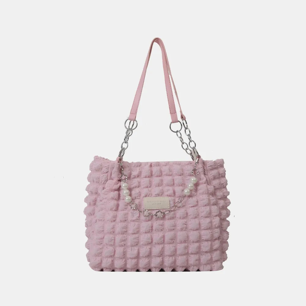 Bubble Textured Tote Bag - Tote Bag by Trendsi | Available at Handbags Specialist Headquarter