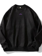 Men's Full Size Round Neck Long Sleeve Sweatshirt Plus Size - Men's Sweatshirts by Trendsi | Available at Handbags Specialist Headquarter