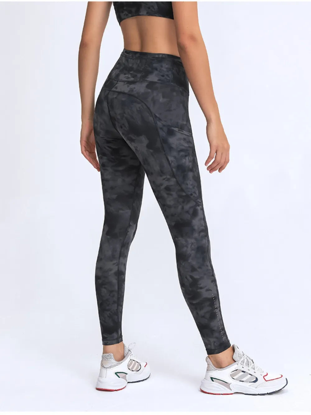 Millennia Wide Waistband Leggings with Pockets - Leggings by Trendsi | Available at Handbags Specialist Headquarter