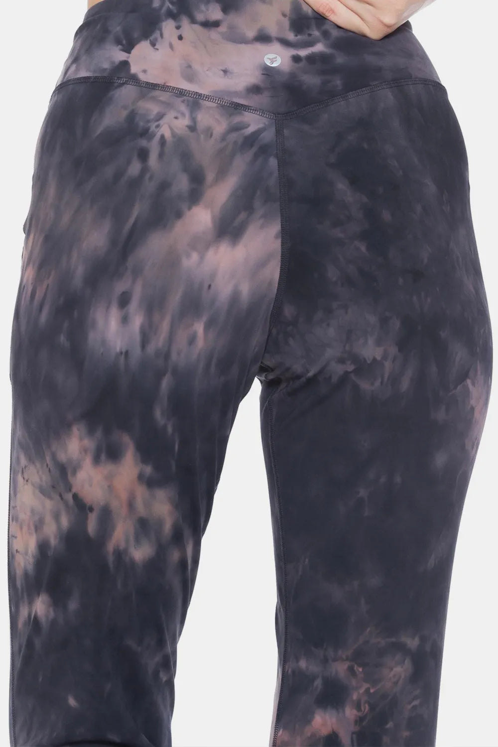 Leggings Depot Tie-Dye High Waist Cropped Leggings - Leggings by Trendsi | Available at Handbags Specialist Headquarter